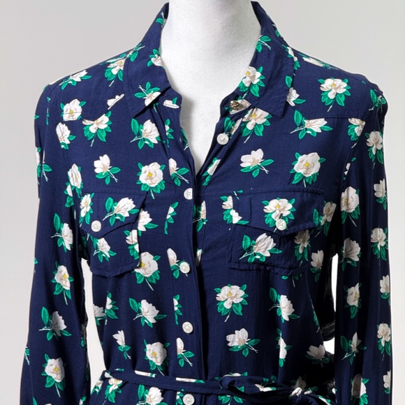 🌸 EUC Draper James Magnolia Long Sleeve Dress – Size 4 – Retail $100 🌼✨ - Picture 2 of 16